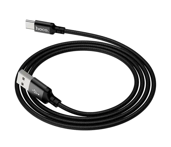 Кабель Hoco X14 Type-C для быстрой зарядки и синхронизации устройств длина 2 метра черный - изображение 7