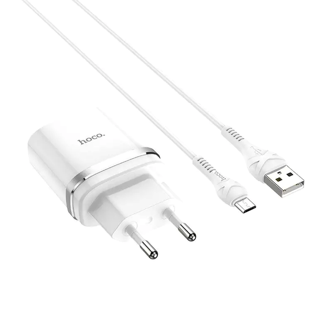 Мережевий зарядний пристрій Hoco C12Q Smart QC3.0 18 Вт для швидкого заряджання смартфонів і планшетів з USB роз'ємом - Фото 2 Мережевий зарядний пристрій Hoco C12Q Smart QC3.0 18 Вт для швидкого заряджання смартфонів і планшетів з USB роз'ємом - зображення 2