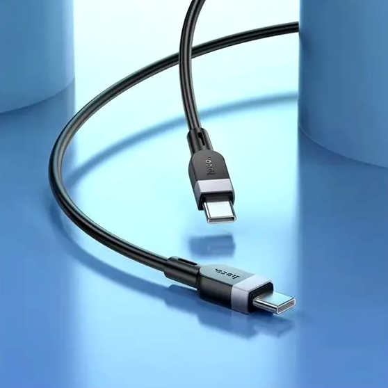 Кабель Hoco X109 Energy 60W Type-C для быстрой зарядки и передачи данных длина 3 метра черный - изображение 10