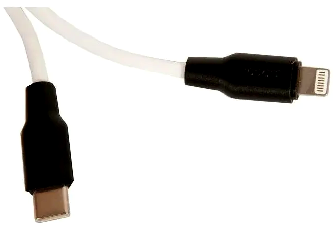 Кабель Hoco X21 Plus Silicone Lightning для заряджання та передавання даних 1 м чорний і білий із високою пропускною здатністю - Фото 7 Кабель Hoco X21 Plus Silicone Lightning для заряджання та передавання даних 1 м чорний і білий із високою пропускною здатністю - зображення 7
