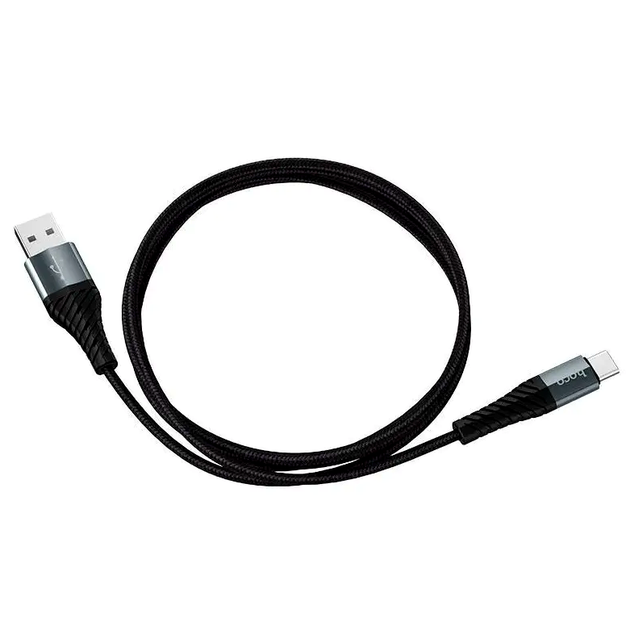 Кабель Hoco X38 Type-C для зарядки и передачи данных черный с током 3А длиной 25см - изображение 4