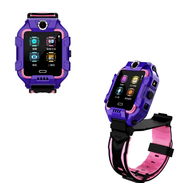 Детские смарт-часы Smart Watch Y99C 4G фиолетовые с GPS и фитнес-трекером для контроля активности и здоровья - изображение 5