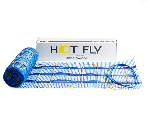Нагрівальний мат двожильний HOT FLY HFM 1.50, 1.5 м. кв. - зображення 2