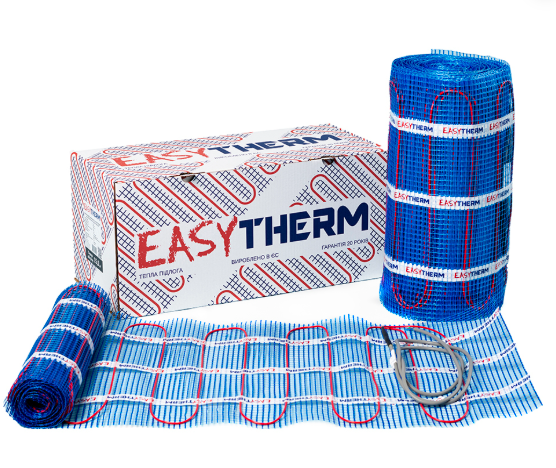 Нагрівальний мат двожильний Easytherm EM 1.00, 1 м. кв. - зображення 4