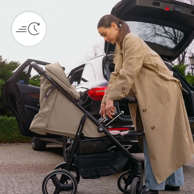 Прогулянкова коляска Kinderkraft Trig 3 Tray Beige (KSTRIG03BEG000T) - зображення 10