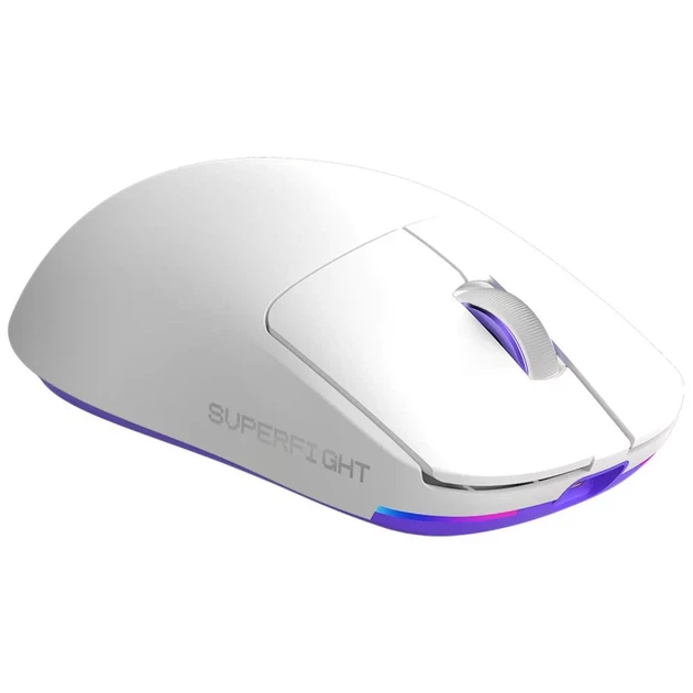 Беспроводная игровая мышь Proove Gaming Superfight Wireless with charging dock white/purple (WMSW00122002) - изображение 4