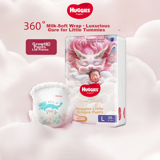 Подгузники-трусики Huggies Royal Little Dragon размер L, 38 шт, 9-14 кг - изображение 4