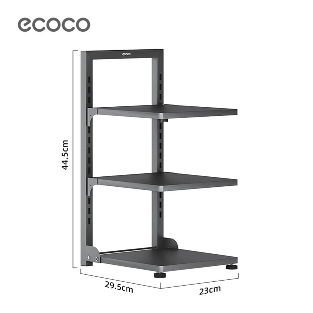 Полка Ecoco E25117 трехъярусная под раковину для кастрюль - изображение 4