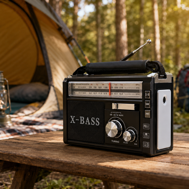 Аналоговый радиоприемник X-Bass RX-381 - Фото 2 Аналоговый радиоприемник X-Bass RX-381 - изображение 2