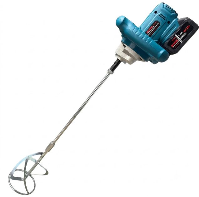 Строительный миксер-бур 2в1 BOXER BX-3283 48V 5.0Ah, шнек 200 мм и мешалка 120 мм - изображение 2