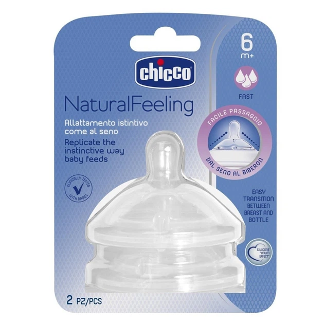 Соска силиконовая Natural Feeling STEP UP NEW Chicco 81047.20 от 6 месяцев - Фото 2 Соска силиконовая Natural Feeling STEP UP NEW Chicco 81047.20 от 6 месяцев - изображение 2