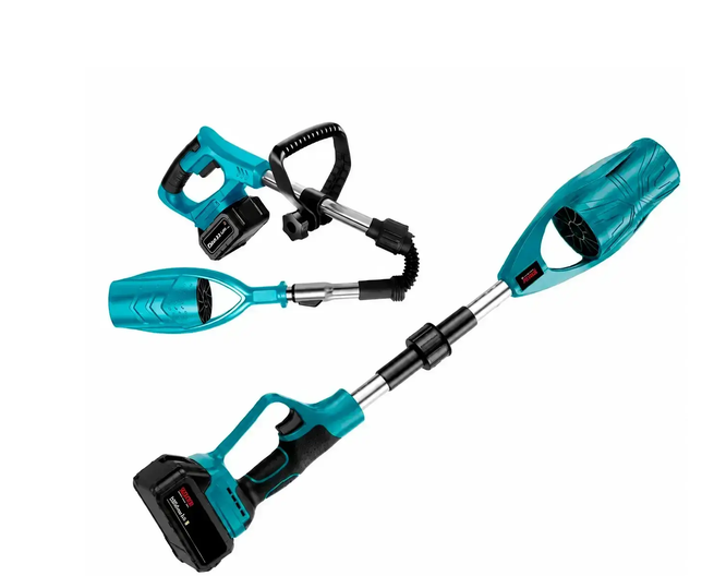 Аккумуляторная воздуходувка Boxer BX3420 2 х 48 В с двумя аккумуляторами 800 Вт 52 м с 240 км ч для уборки листьев пыли и мусора - Фото 6 Аккумуляторная воздуходувка Boxer BX3420 2 х 48 В с двумя аккумуляторами 800 Вт 52 м с 240 км ч для уборки листьев пыли и мусора - изображение 6