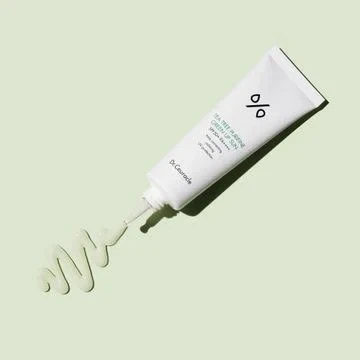 Сонцезахисний крем для обличчя DR.CEURACLE Tea Tree Purifine Green Up Sun SPF50+ PA++++ 50 мл — заспокоюючий сонцезахисний крем ві - изображение 2