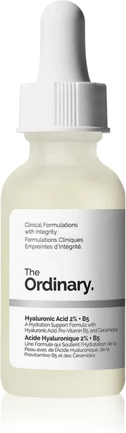 Сироватка для обличчя THE ORDINARY Hyaluronic Acid 2% + B5 30 мл — зволожуюча сироватка з гіалуроновою кислотою та вітаміном B5 - изображение 2
