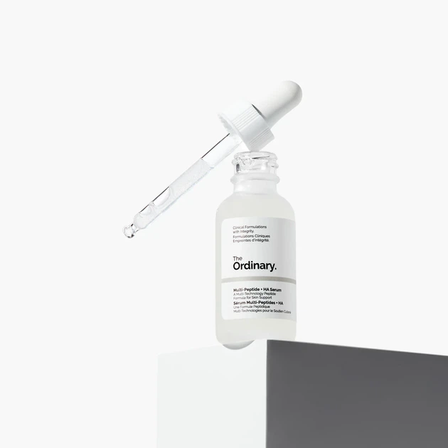 Сироватка для обличчя THE ORDINARY Multi-Peptide + HA Serum 30 мл — антивікова сироватка з пептидами та гіалуроновою кислотою для - зображення 4