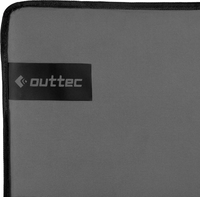 Пляжний килимок зі спинкою Outtec складаний Сірий 184869 (5905884420485) - зображення 7