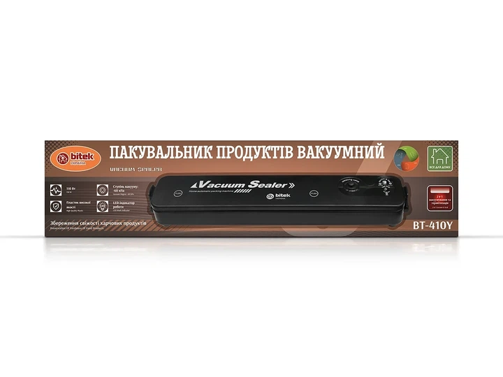 Упаковщик продуктов вакуумный BiTEK BT-410Y мощный 110 Вт термостойкий пластик - изображение 9