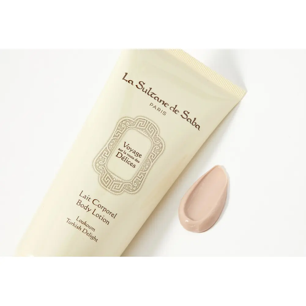 Молочко для тела Лукум La Sultane De Saba Delices Body Lotion Senteur Loukoum 200 мл 3700448601988 - изображение 2