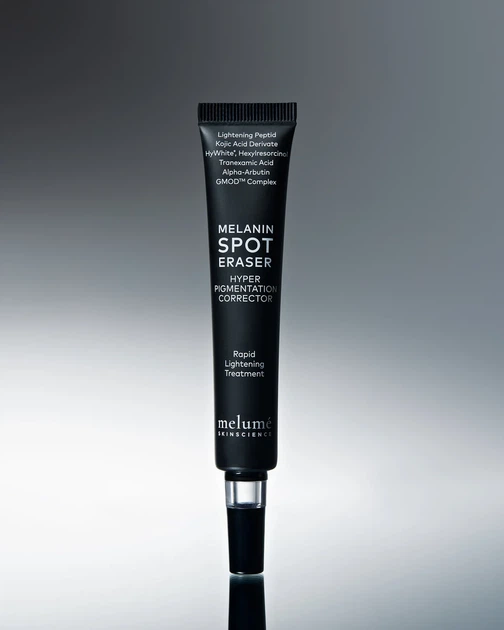 Сыворотка-корректор пигментных пятен Melume Melanin Spot Eraser Rapid Lightening Treatment 30 мл 4040638300628 - Фото 2 Сыворотка-корректор пигментных пятен Melume Melanin Spot Eraser Rapid Lightening Treatment 30 мл 4040638300628 - изображение 2