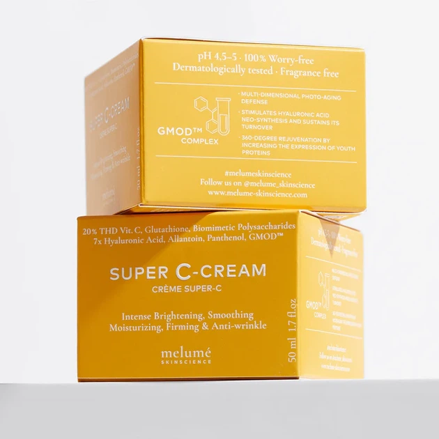 Антиоксидантный крем с 20% витамином С THD Melume Super C-Cream, 50 мл 4260718530045 - Фото 2 Антиоксидантный крем с 20% витамином С THD Melume Super C-Cream, 50 мл 4260718530045 - изображение 2