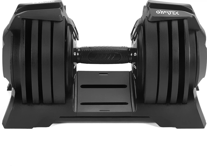 Гантель регульована Gymtek G-42792 3–24 кг Чорна (5905884427927) - зображення 4