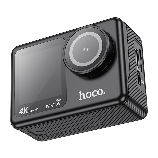 Екшн-камера HOCO DV101 dual color screen sports camera Black - изображение 3