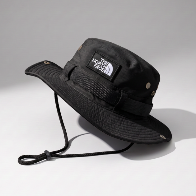 Летняя панама The North Face унисекс с логотипом TNF. Панама ТНФ. Норт Фейс Чорная MC-2042 - Фото 1 Летняя панама The North Face унисекс с логотипом TNF. Панама ТНФ. Норт Фейс Чорная MC-2042 - изображение 1