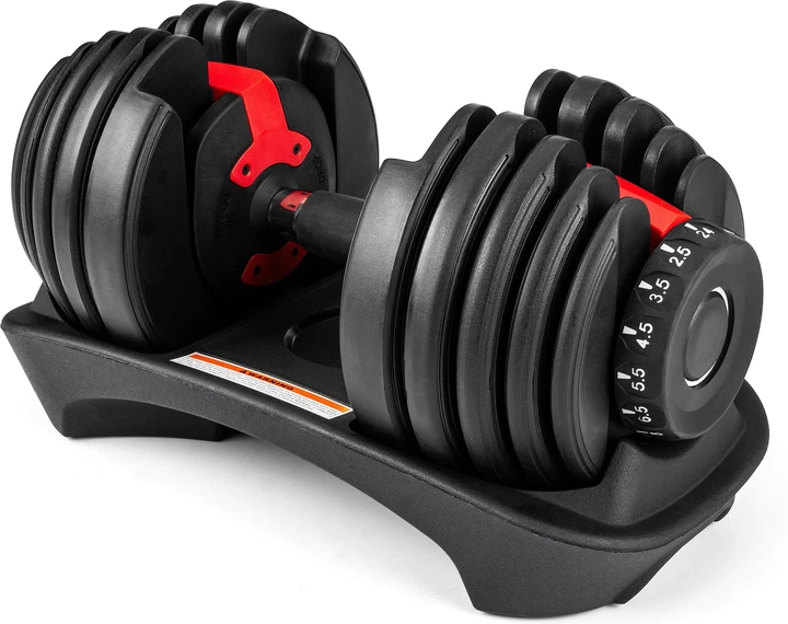 Гантель регульована Gymtek G-66688 2,5-24 кг Чорна (5907766666882) - зображення 2