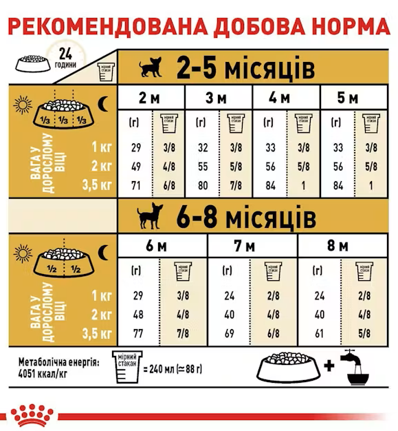Промо набор Полнорационный сухой корм для щенков породы чихуахуа Royal Canin BHN Chihuahua Puppy сбалансированный до 8 месяцев 400 г + 100 г (1292500722530) - изображение 4