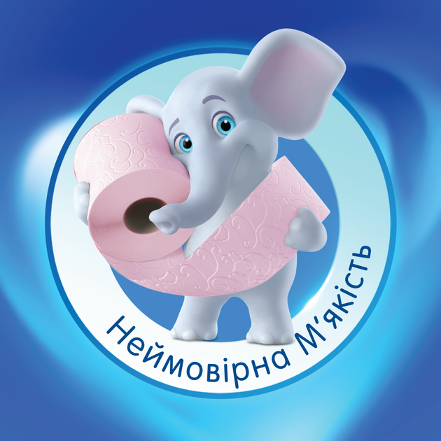 Туалетний папір Selpak Perfumed з ароматом Пудра 32+8 шт (8690530078802) - зображення 3