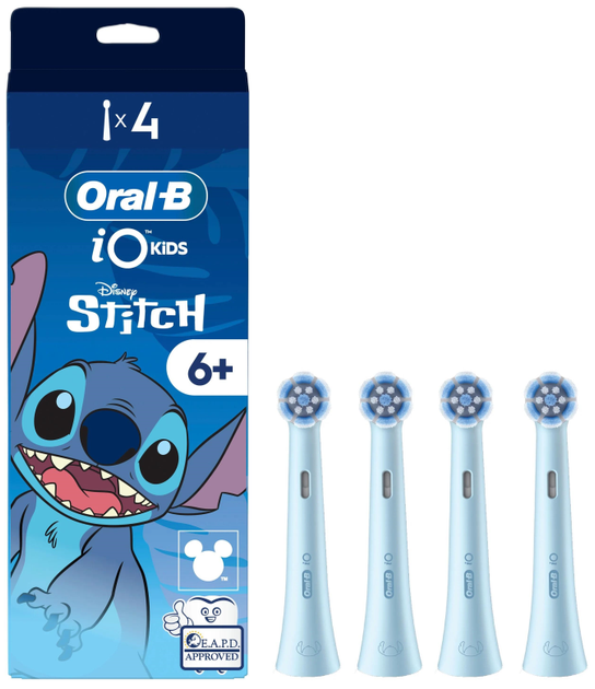 Końcówki do szczoteczki elektrycznej Oral-B iO RBSBLF-4 Stitch (Opa000472) - obraz 2