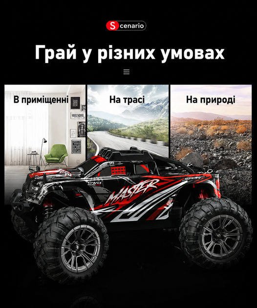 Машинка Kfplan kf11 1:16 на радиоуправлении радиоуправляемый автомобиль 4WD Автомобиль 40 км/ч Дрифт Авто - изображение 10