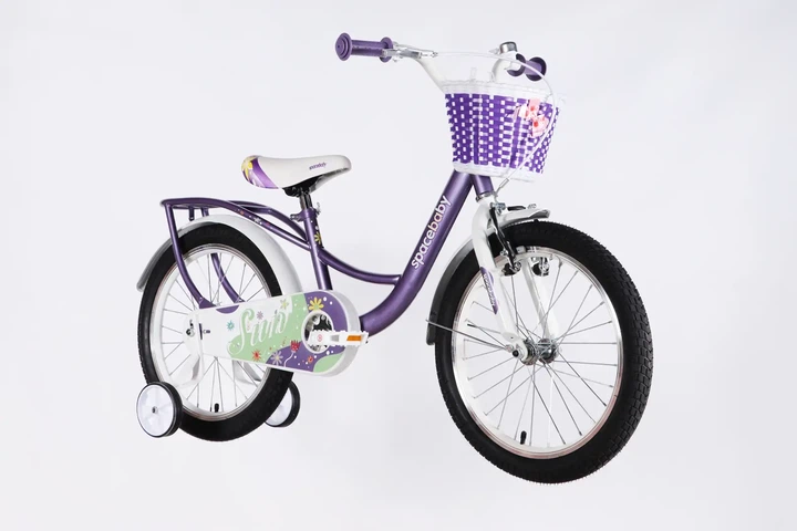 Детский велосипед ST 18" Space Kid Sun BH 2026 для девочки фиолетовый (OPS-SK-18-060) - изображение 2