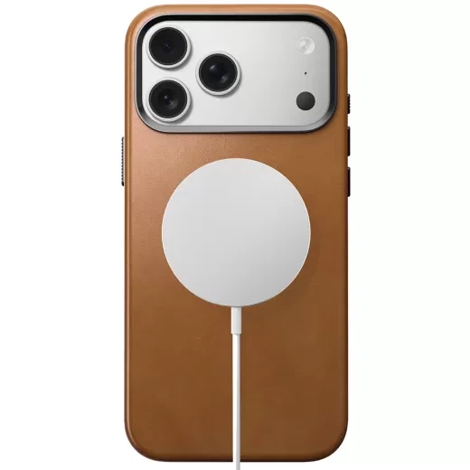 Кожаный чехол Nomad Traditional Leather Case English Tan для iPhone 17 Pro (NM011932858) - изображение 3