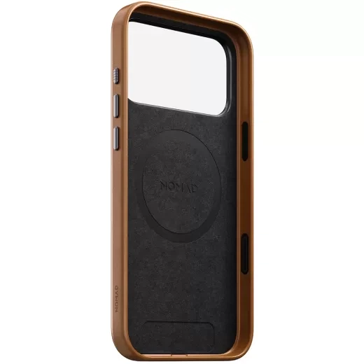 Кожаный чехол Nomad Traditional Leather Case English Tan для iPhone 17 Pro (NM011932858) - изображение 5