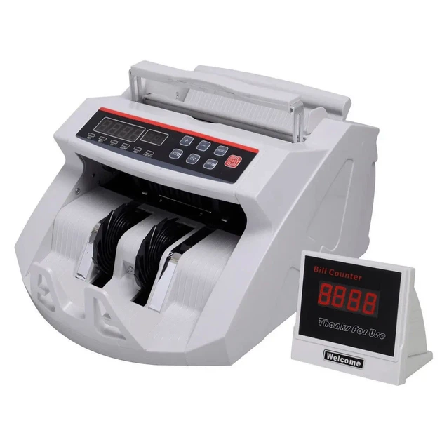 Лічильник банкнот Bill Counter 2089/7089 з УФ детекцією, швидкістю до 1800 банкнот/хв, фасуванням, підсумовуванням, автоматичним стартом і виносним дисплеєм - Фото 1 Лічильник банкнот Bill Counter 2089/7089 з УФ детекцією, швидкістю до 1800 банкнот/хв, фасуванням, підсумовуванням, автоматичним стартом і виносним дисплеєм - изображение 1