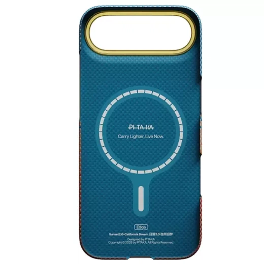Карбоновый чехол Pitaka Edge Case California Dream Sunset 2.0 #1 для iPhone 17 Air (SCD1701A) - Фото 3 Карбоновый чехол Pitaka Edge Case California Dream Sunset 2.0 #1 для iPhone 17 Air (SCD1701A) - изображение 3