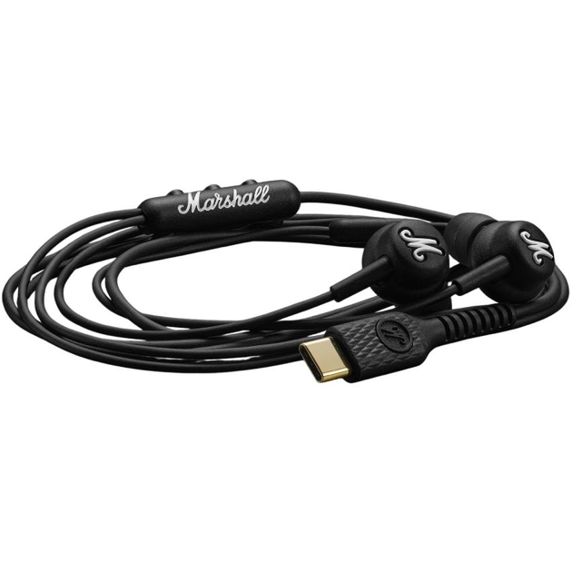 Проводные наушники Marshall Mode USB-C Black - Фото 5 Проводные наушники Marshall Mode USB-C Black - изображение 5