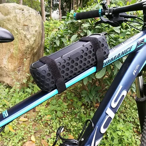 Портативная Bluetooth колонка ABFOCE ES-T60 10W с солнечной зарядкой и фонарем - Фото 8 Портативная Bluetooth колонка ABFOCE ES-T60 10W с солнечной зарядкой и фонарем - изображение 8