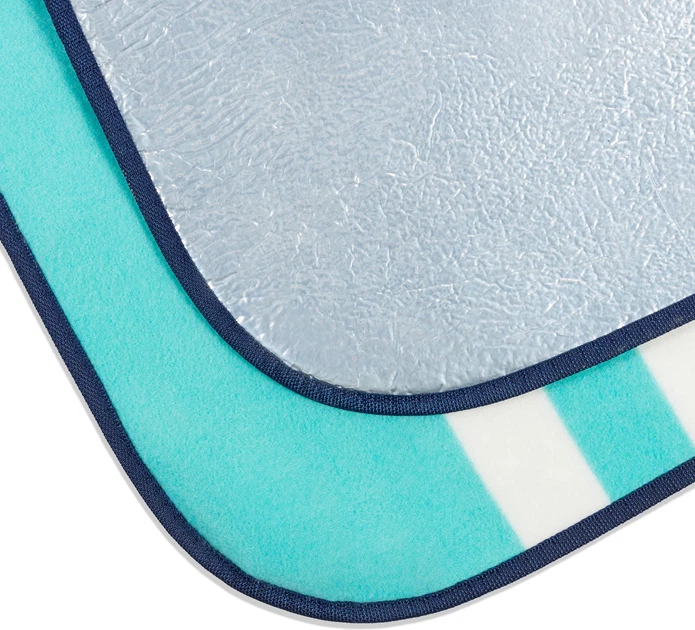 Килимок для пікніка Outtec з термоізоляцією 200 × 200 см Blue Lines 205911 (5905884429211) - зображення 6