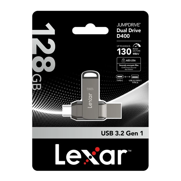 Флеш-накопичувач Lexar Dual Type-C/Type-A USB 3.1 128GB (LJDD400128G-BNQNG) - зображення 9