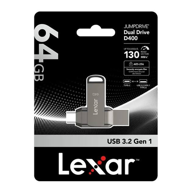 Флеш-накопитель Lexar Dual Type-C/Type-A USB 3.1 64GB (LJDD400064G-BNQNG) - Фото 9 Флеш-накопитель Lexar Dual Type-C/Type-A USB 3.1 64GB (LJDD400064G-BNQNG) - изображение 9
