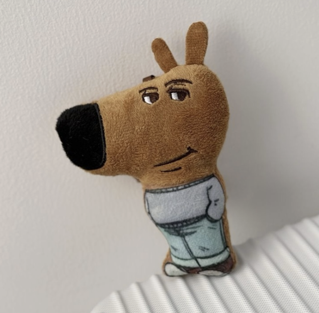 Брелок Собака Chillguy для сумок или вязки ключей. - изображение 2
