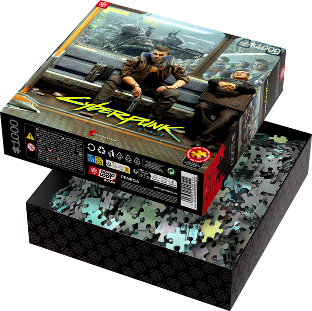 Puzzle GOOD LOOT Gaming Puzzle: Cyberpunk 2077 Metro 1000 elementów (5908305249511) - obraz 4