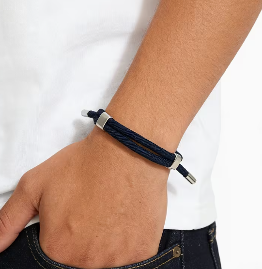 Регульований браслет удачі Sliding Buckle, Бордо, легкий та стильний чоловічий, жіночий браслет - Фото 4 Регульований браслет удачі Sliding Buckle, Бордо, легкий та стильний чоловічий, жіночий браслет - изображение 4