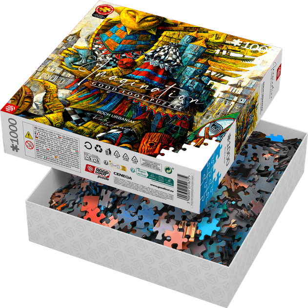 Puzzle GOOD LOOT Imagination Puzzle: Roch Urbaniak Gezelth Słoneczny Błazen 1000 elementów (5908305251675) - obraz 4