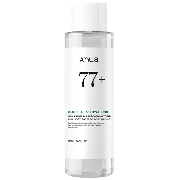 Успокаивающий тонер для лица Anua Heartleaf 77% Soothing Toner, 150 мл 8800307370859 - Фото 3 Успокаивающий тонер для лица Anua Heartleaf 77% Soothing Toner, 150 мл 8800307370859 - изображение 3