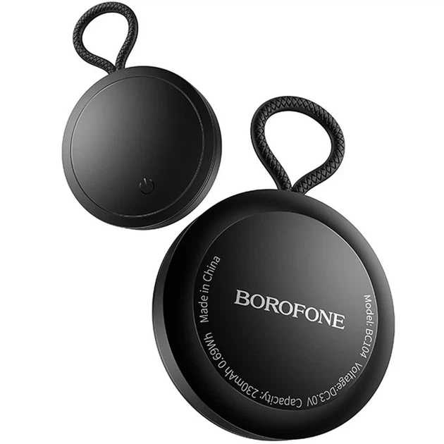 Трекер Borofone BC104 Bluetooth GPS 230 мАч огнеупорный пластик черный - изображение 4