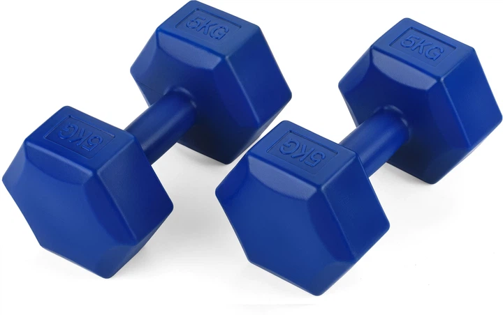 Набір композитних гантелей Gymtek G-66465 2 х 5 кг Синій (5907766664659) - зображення 2