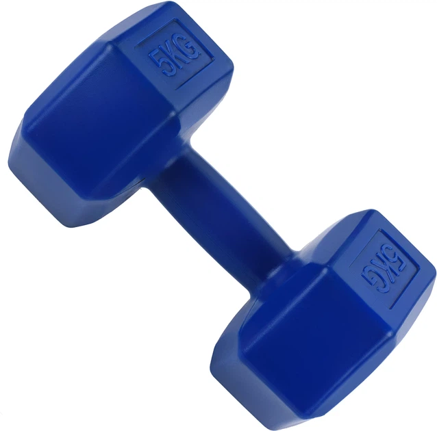 Набір композитних гантелей Gymtek G-66465 2 х 5 кг Синій (5907766664659) - зображення 3